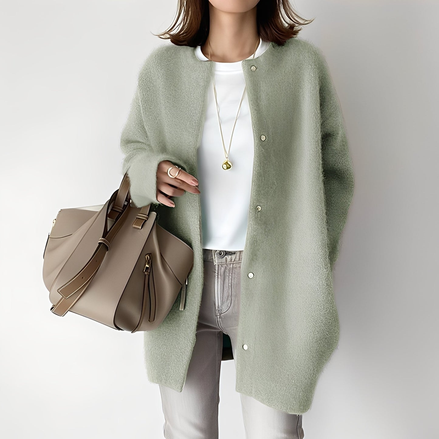 Dahlia - Stylish, loosely cut women's cardigan