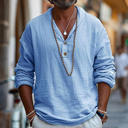 Darren - Lässiges Langarmhemd für Herren