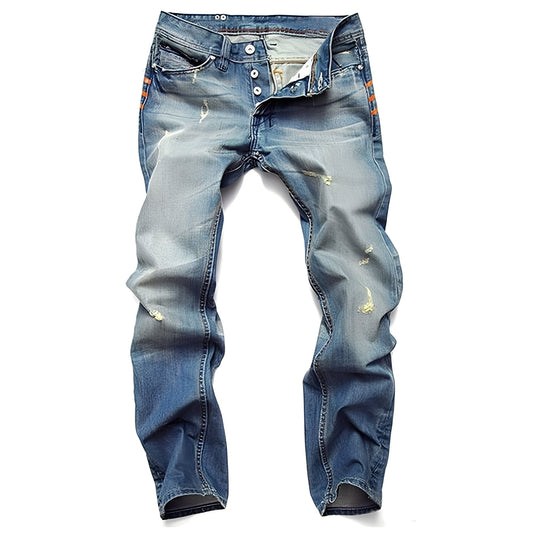 Kaleb - Klassische Jeans mit Löchern für Herren