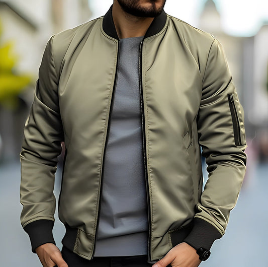 Garret - Elegante, schmal geschnittene Herren-Bomberjacke