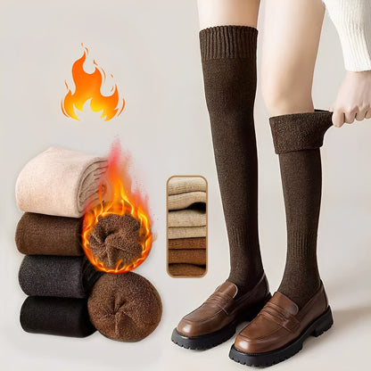 Shirlee - Modische, warme, dicke Overknee-Socken