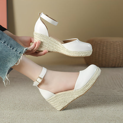 Yasmine - Sandali zeppa alla moda da donna