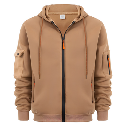 Randall - Giacca con cappuccio elegante da uomo