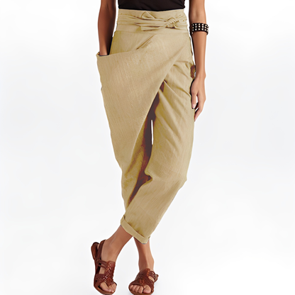 Courteney - Bequeme Damen-Haremshose mit hohem Bund