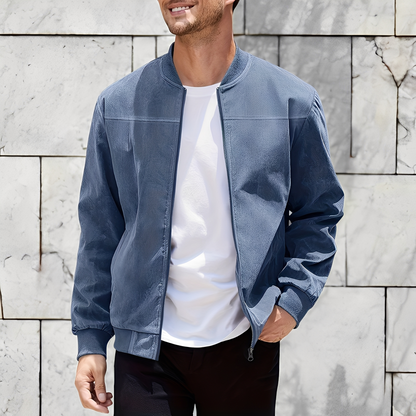 Easton - Veste en cuir pour homme traditionnelle et élégante