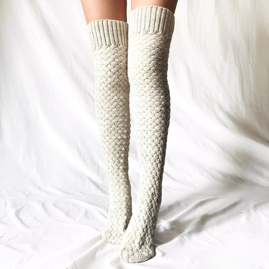 Madeline - Warme Overknee-Socken für Damen