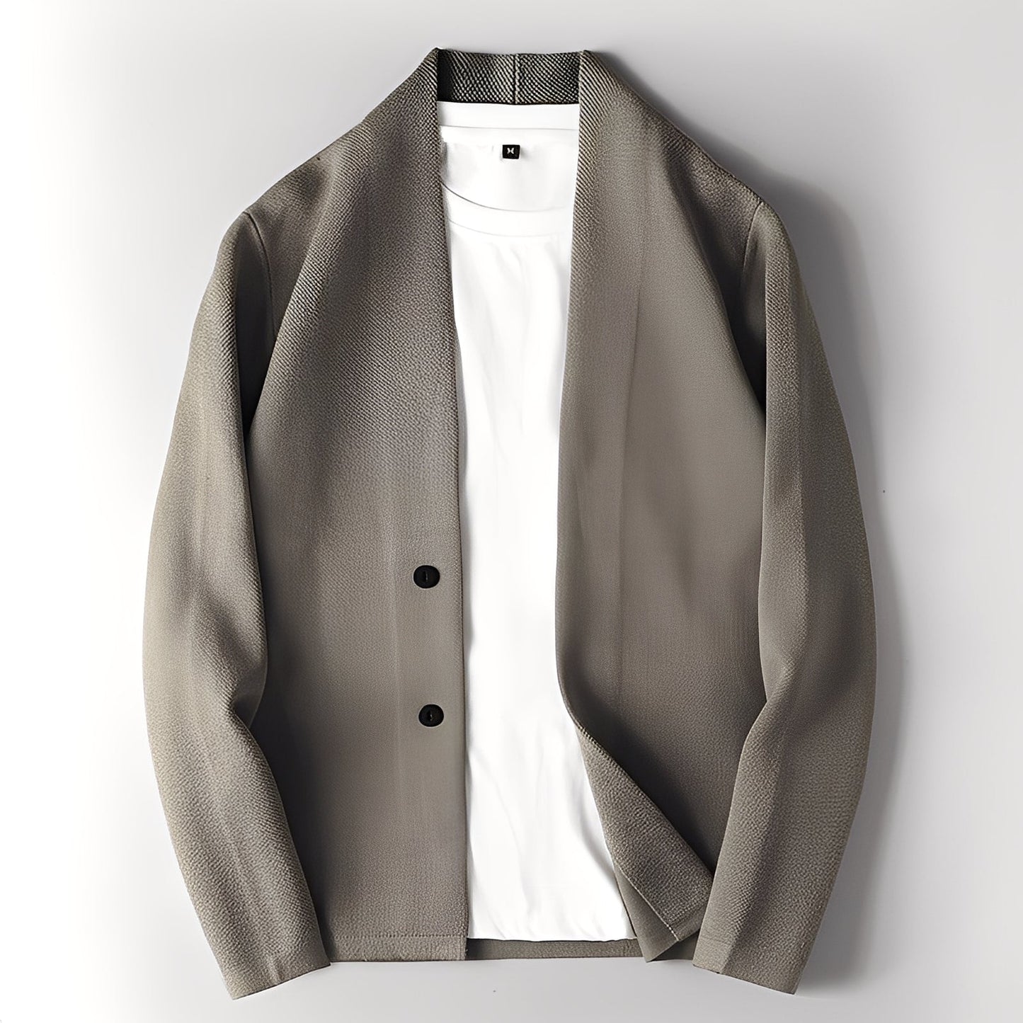 Nickolas - Wygodny męski sweter rozpinany na guziki