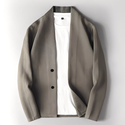 Nickolas - Wygodny męski sweter rozpinany na guziki