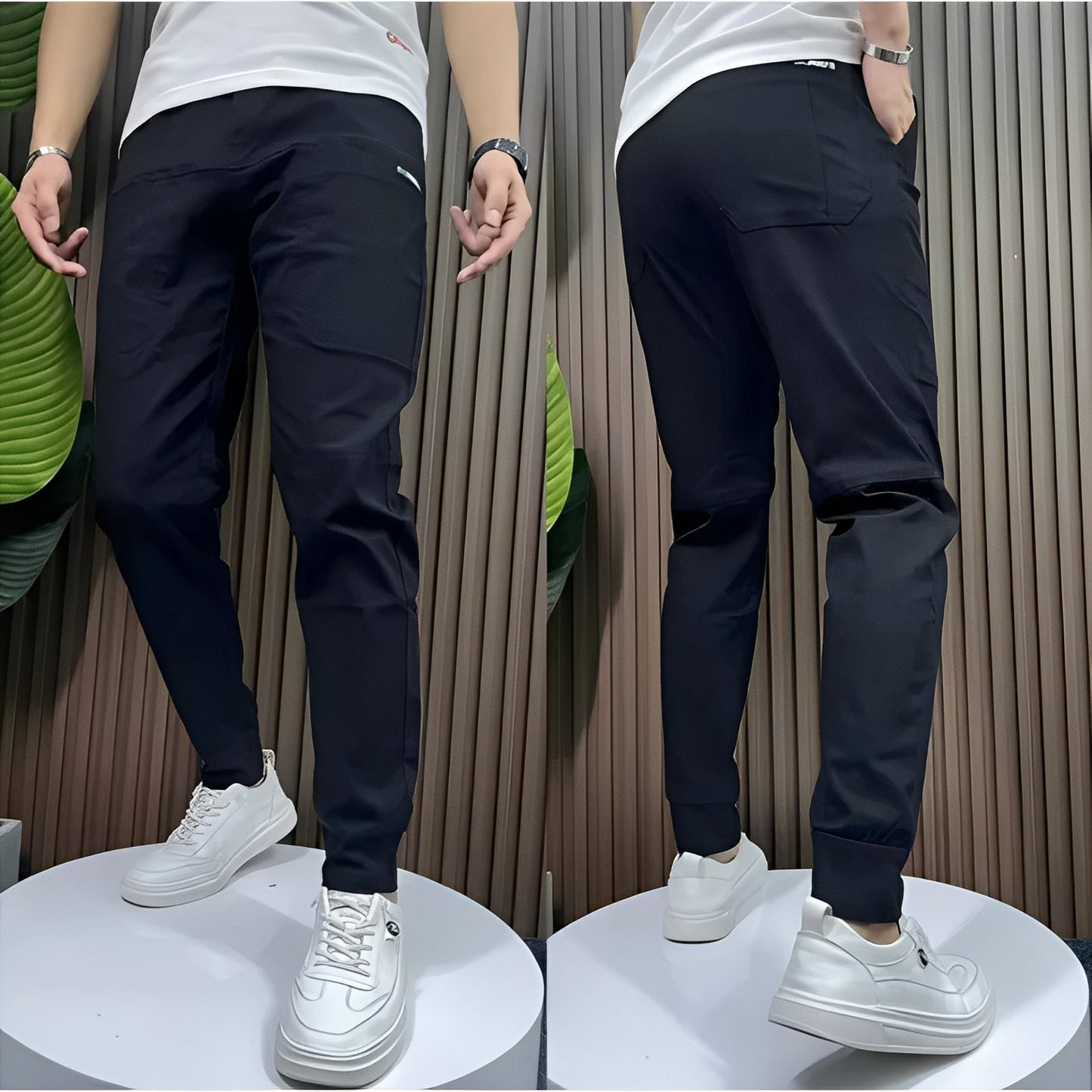 Gauthier - Pantaloni cargo elasticizzati da uomo