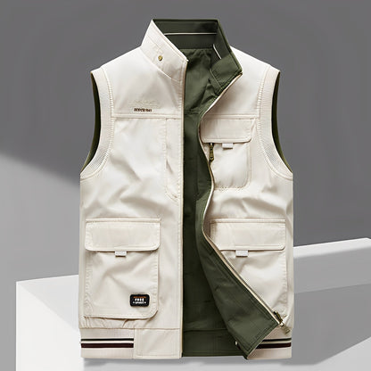 Géraud - Elegante Herrenweste mit zahlreichen Taschen