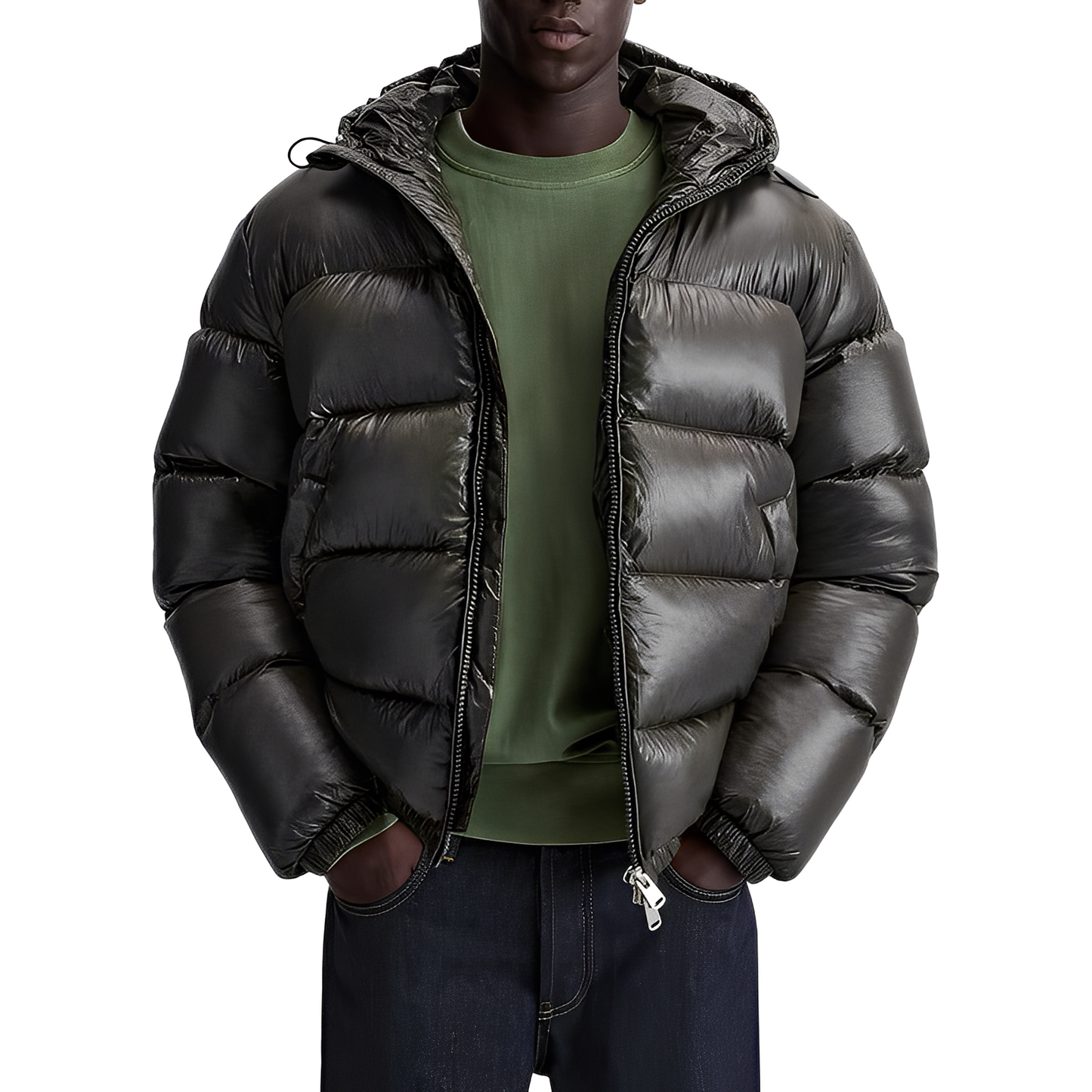 Micheal - Men's down jacket with modern hood