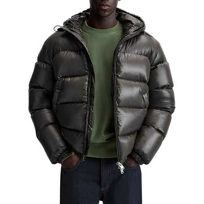 Micheal - Men's down jacket with modern hood