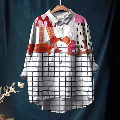 Gwenaël - Klassische Damen-Langarmhemden