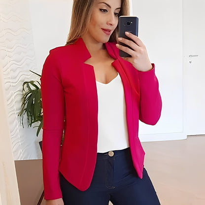 Marsha - Elegant women's blazer with lapel collar