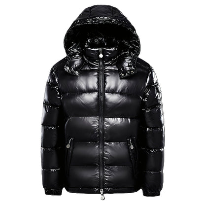 Robert - Warme, glänzende Daunenjacke für Herren