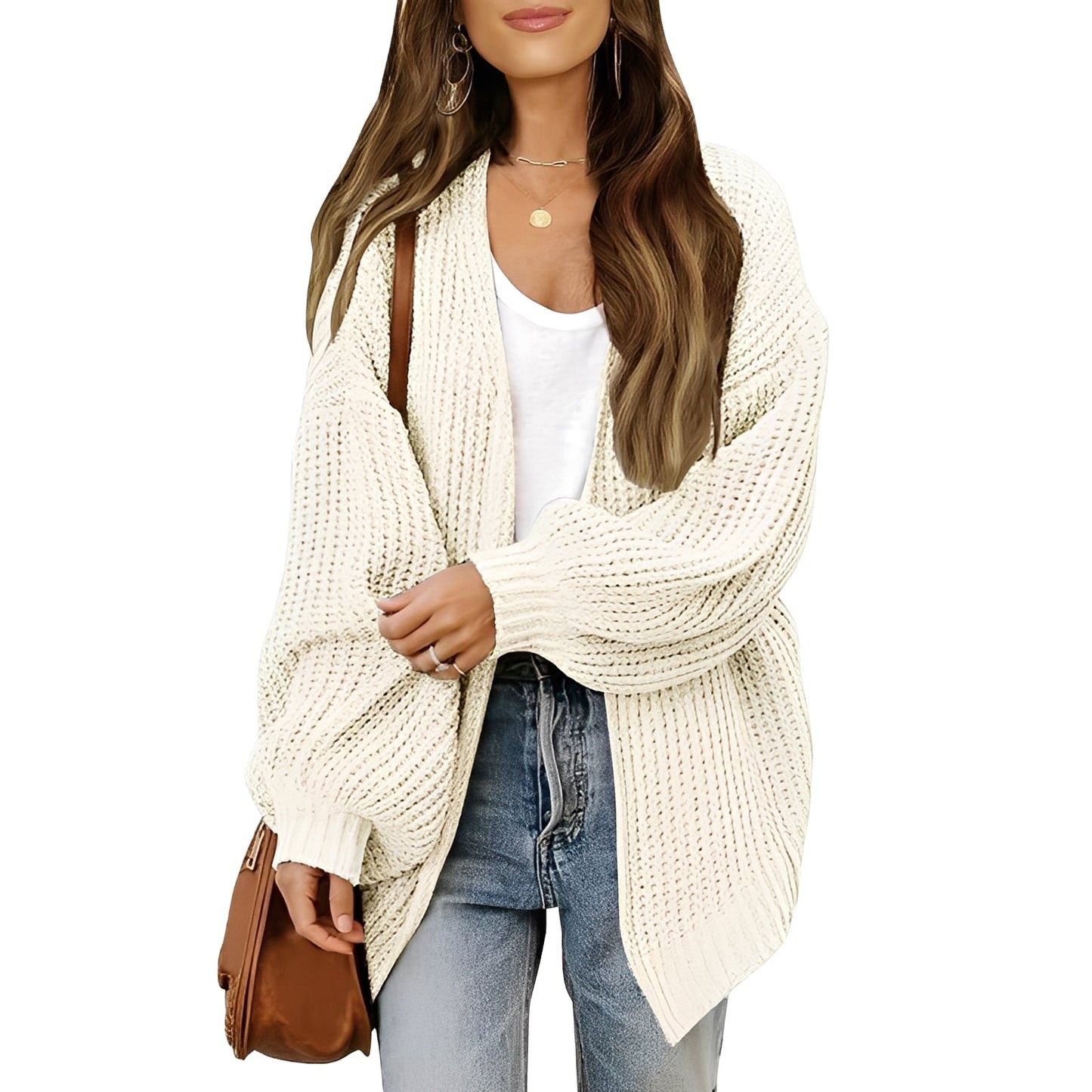 Nelly - Cardigan deschis confortabil pentru femei