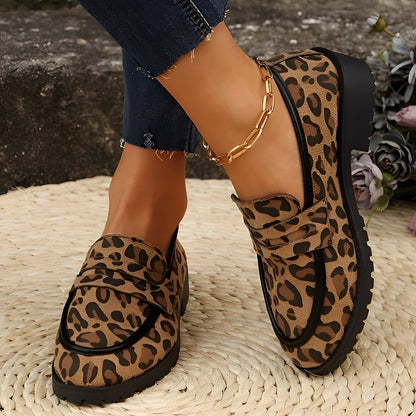 Camélia - Scarpe da donna alla moda con motivo leopardato