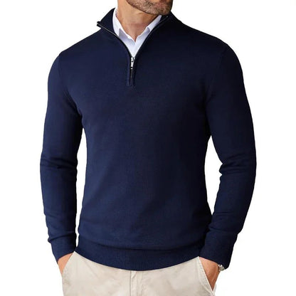 Bowen - Modern men's sweater with zipper