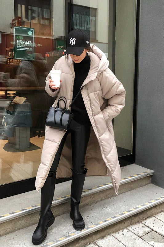 Khloe - Warme, lange, bequeme Damenjacke