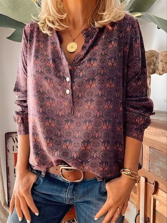 Bellamy - Zeitlose Damenbluse mit Design