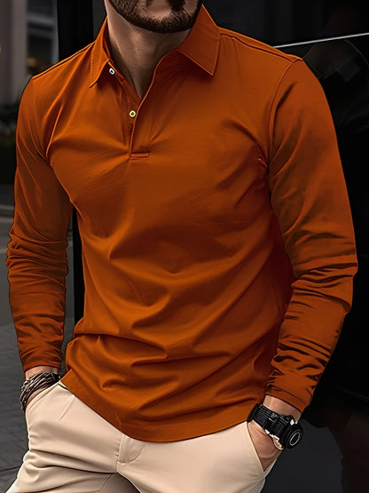 Burton - Polo classique à manches longues pour homme