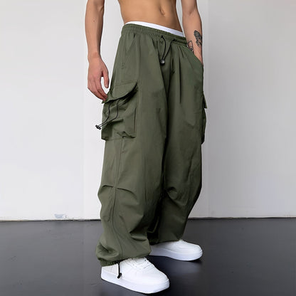 Kaleb - Pantalon cargo baggy à la mode pour hommes