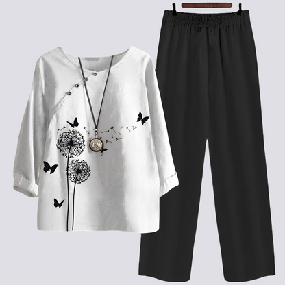 Jodie - Stilvolles und bequemes Damen-Set mit Muster