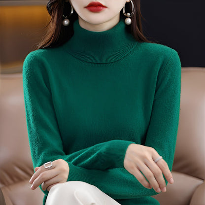 Jocelin - Lekki damski sweter z golfem