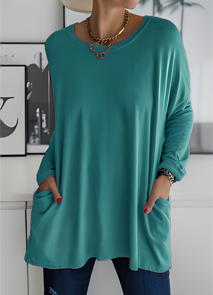 Shanene - Pulover damă cu design simplu și lejer