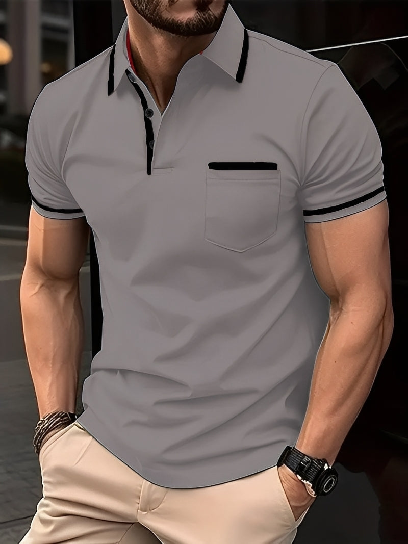 Garrick - Bequemes Herren-Poloshirt mit Tasche