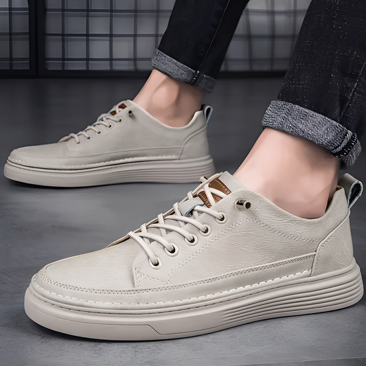 Damion - Baskets en cuir classiques pour hommes