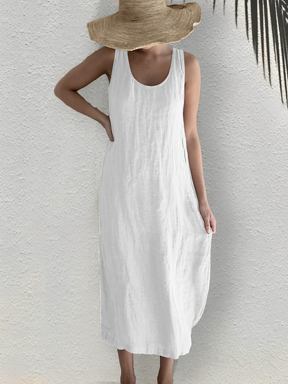 Leone - Luftiges Sommerkleid ohne Ärmel