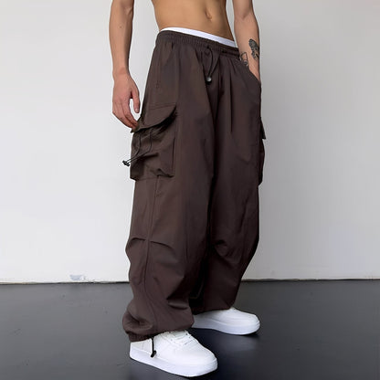 Kaleb - Pantalon cargo baggy à la mode pour hommes