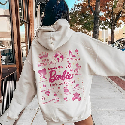 Alanna - Komfortowa bluza z kapturem typu statement z bawełny dla kobiet