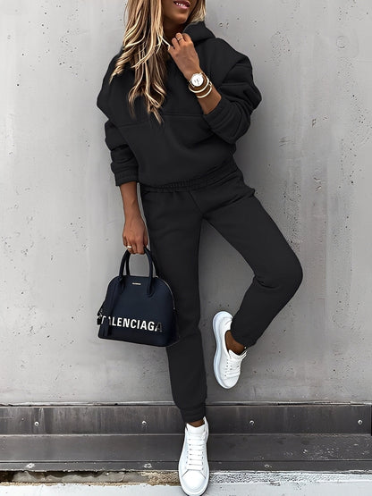 Dianna - Ensemble de jogging tendance pour femmes avec capuche