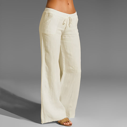 Celestine - Elastische Leinenhose für Damen