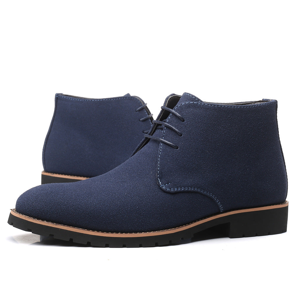 Alonzo - élégantes chaussures en cuir velours pour hommes