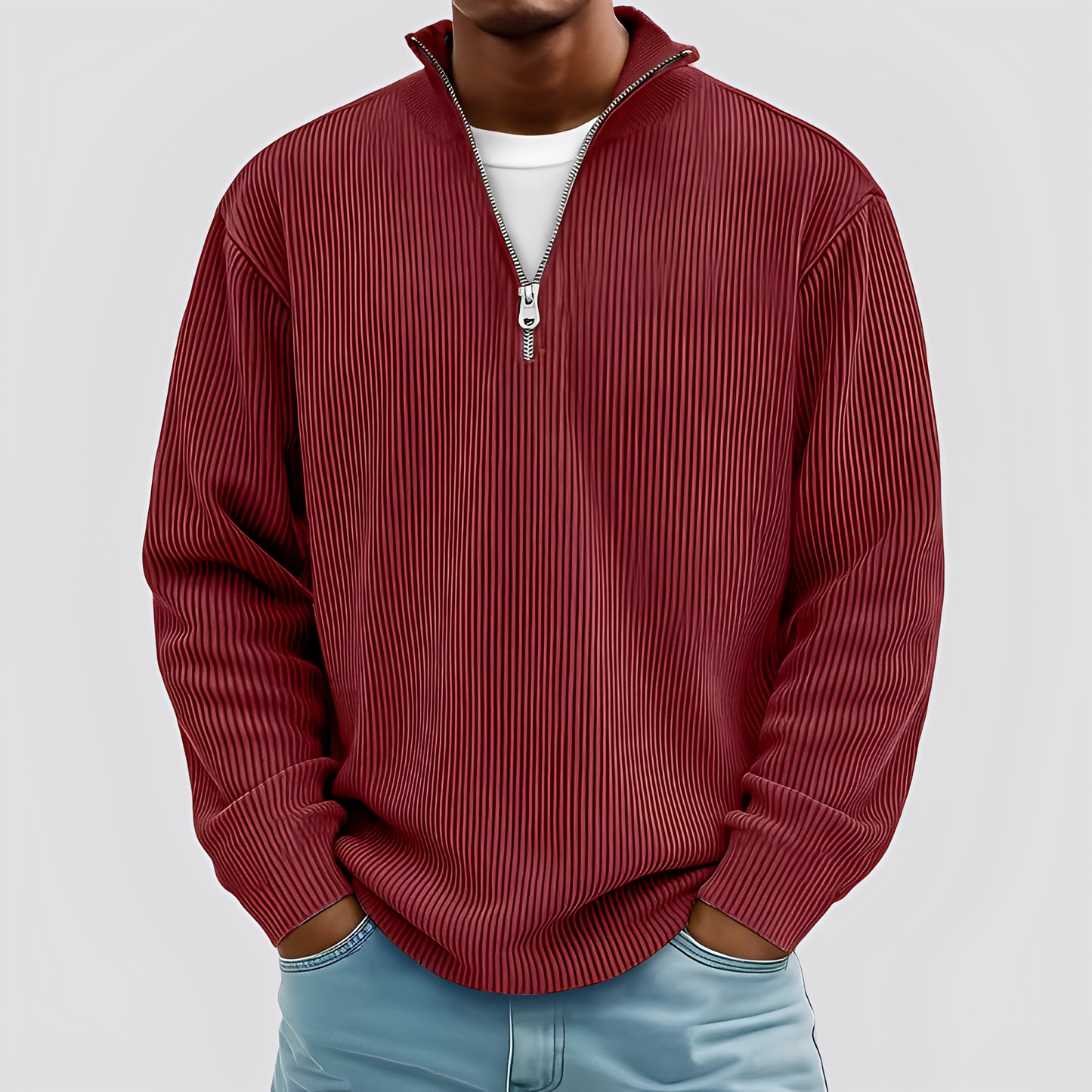 Henry - moderní, pohodlný, teplý pánský svetr