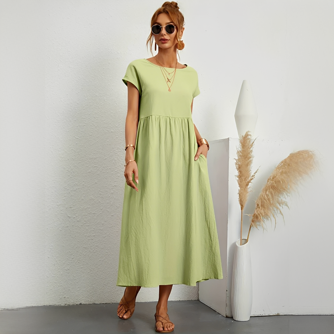 Clarise - Bequemes Damen-Sommerkleid