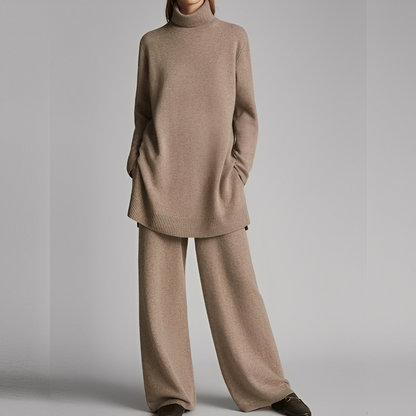 Mireille - Set leggero composto da maglione e pantaloni invernali da donna