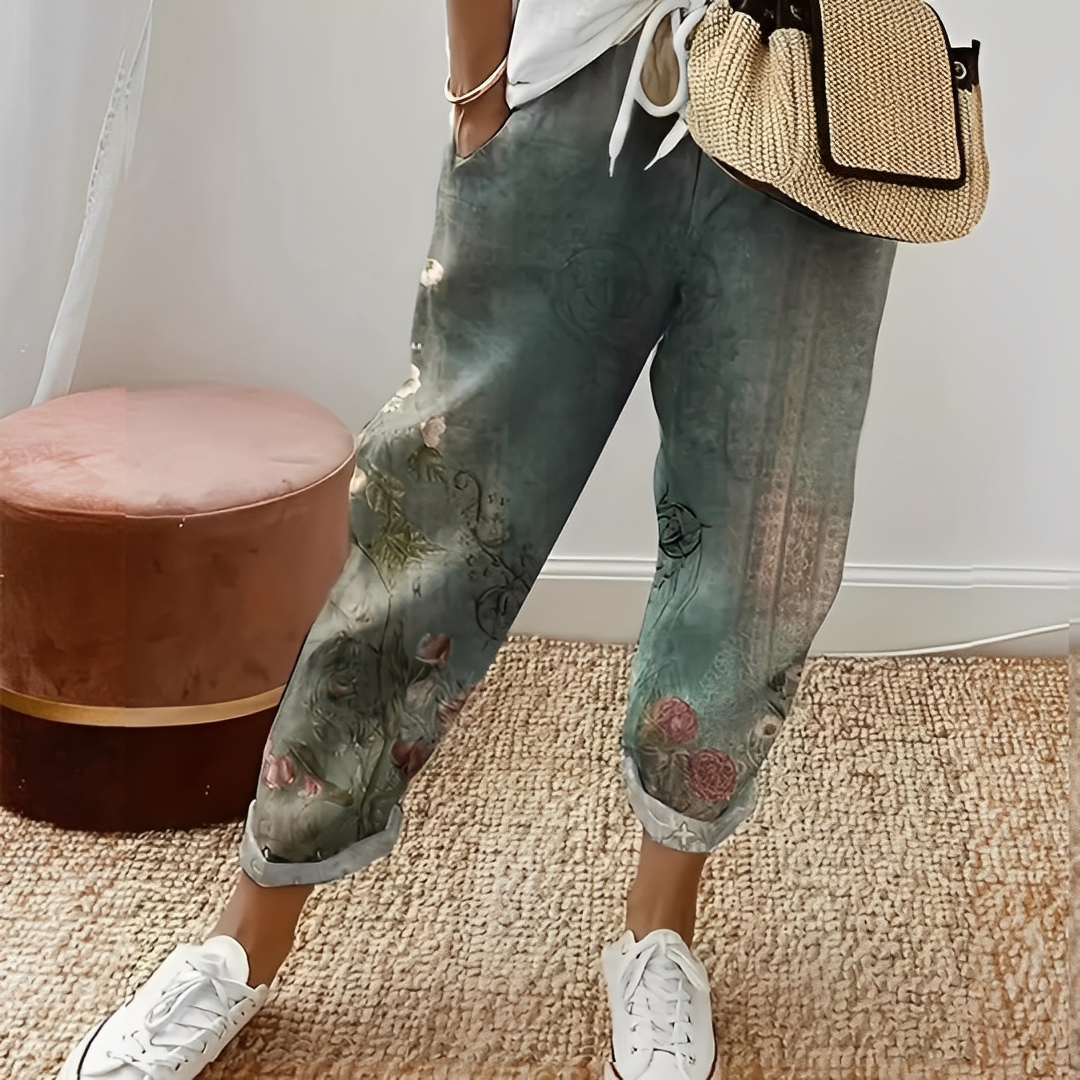 Jacinthe - Damenhose mit bequemen Kordelzug