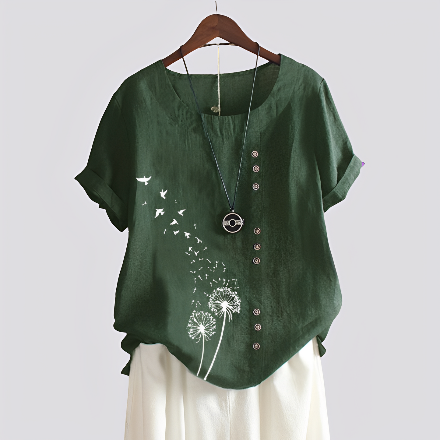 Isabelle - Bequemes Damen-Shirt mit kurzen Ärmeln