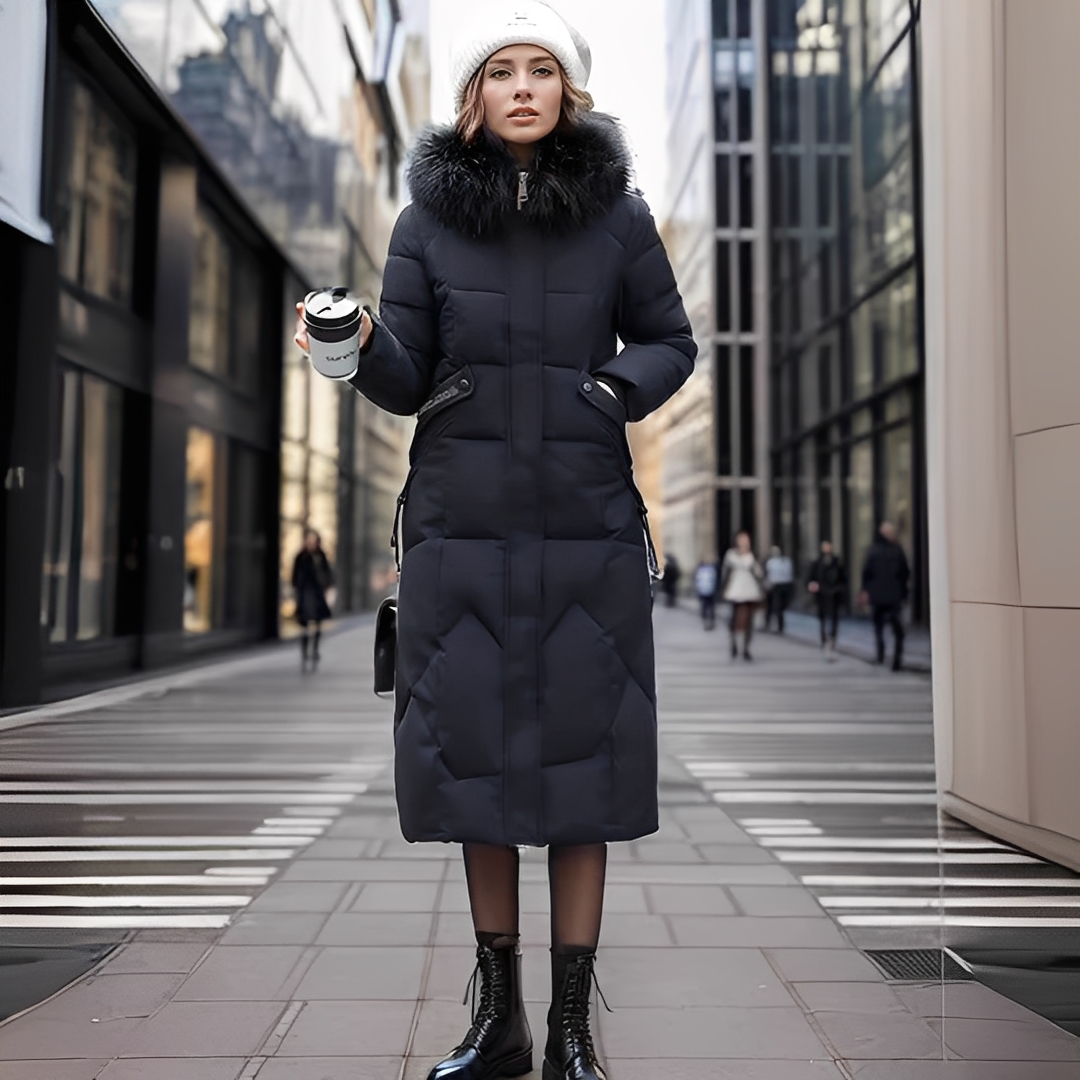 Marcellette - dámský zimní kabát s kapucí