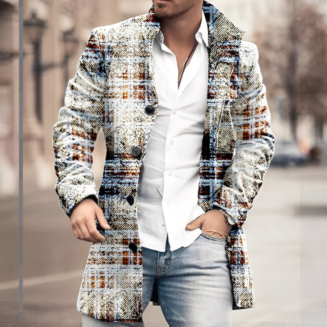 Louison - Cappotto elegante da uomo con bottoni