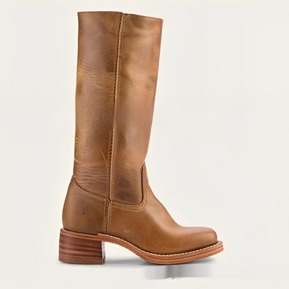 Marcelle - Tradiční dámské středně vysoké kožené boty