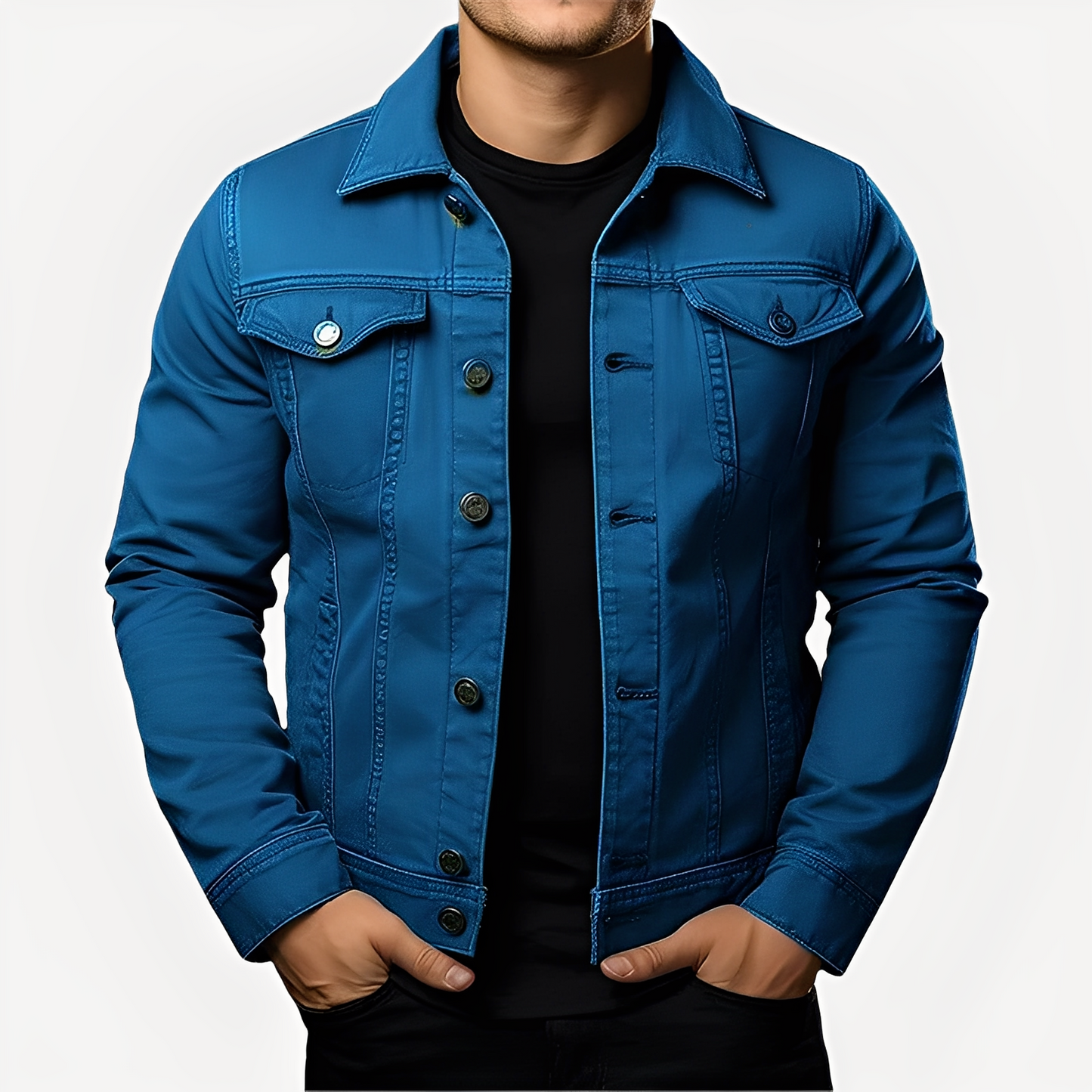 Smith - Traditional men's jacket made of thick fabric
