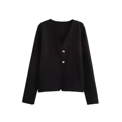 Sherry - Wąska, przylegająca damska sweterka na drutach