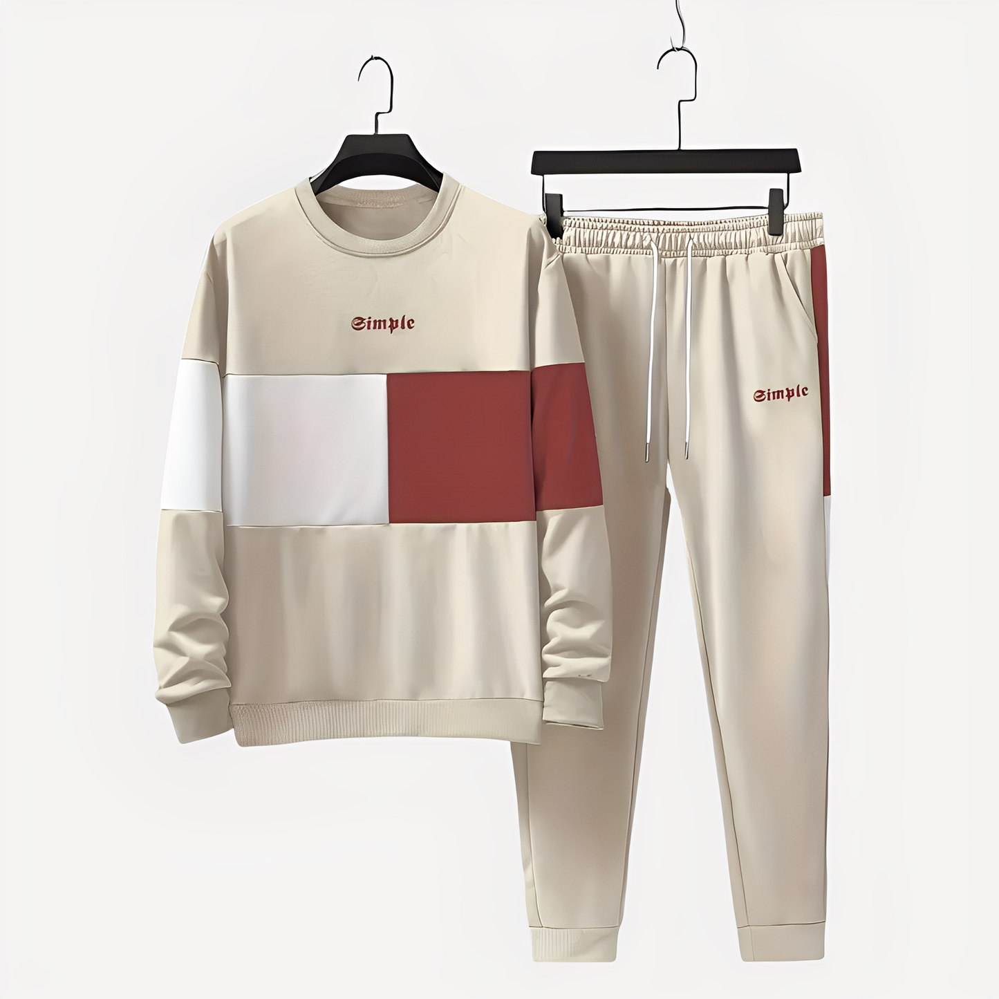 Charlton - Stylish sports set for men with color block design