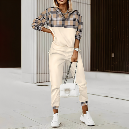 Hollie - Damen-Trainingsanzug mit Reißverschluss im modischen Stil