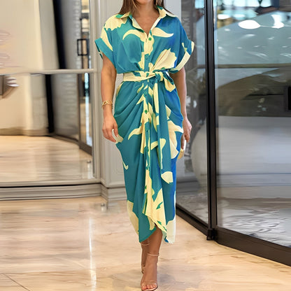 Charlène - Elegantes Damenknopfkleid